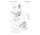 Jonsered Z54R-96732800100 hydraulic pump-motor diagram
