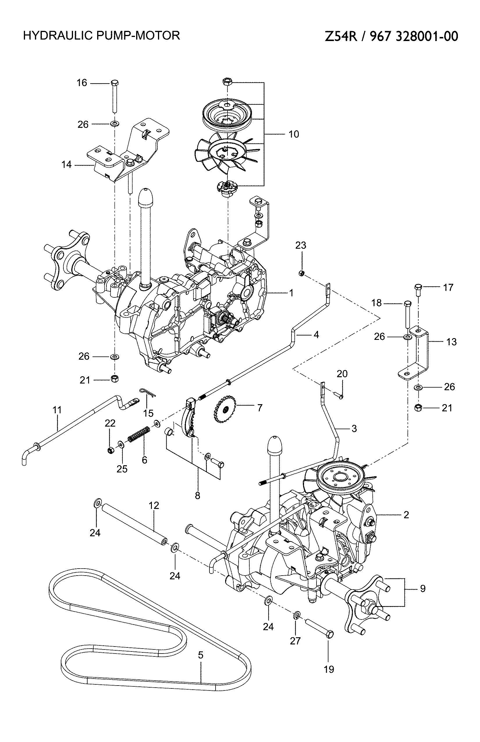HYDRAULIC PUMP-MOTOR
