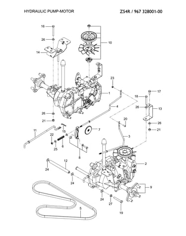 Hydraulic pump-motor
