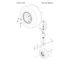 Jonsered 967328001-00 wheels & tires diagram