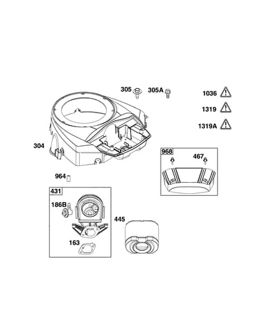 Blower housing/air cleaner