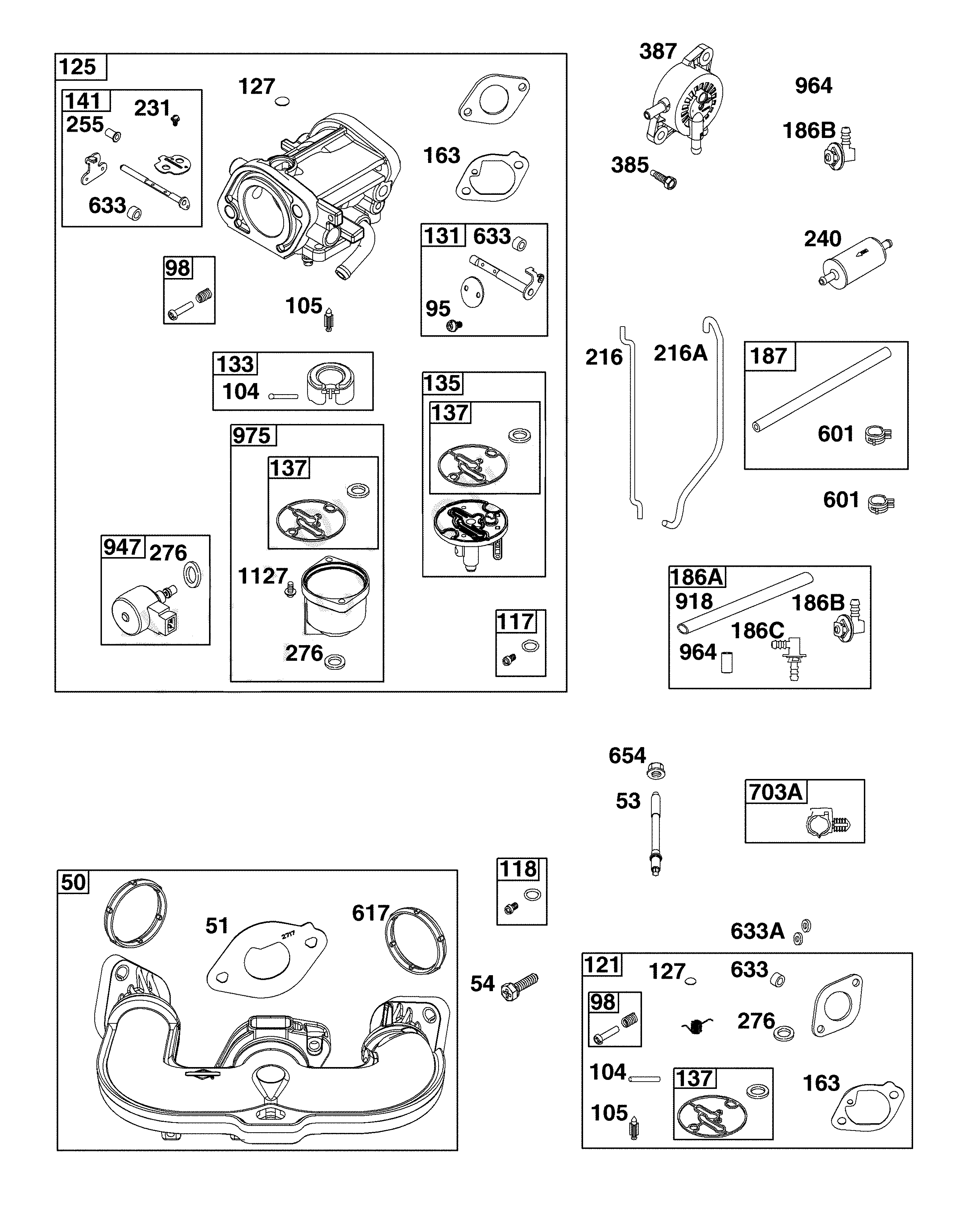 Carburetor/fuel supply