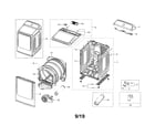 Samsung DVE50R5200W/A3-00 main unit diagram