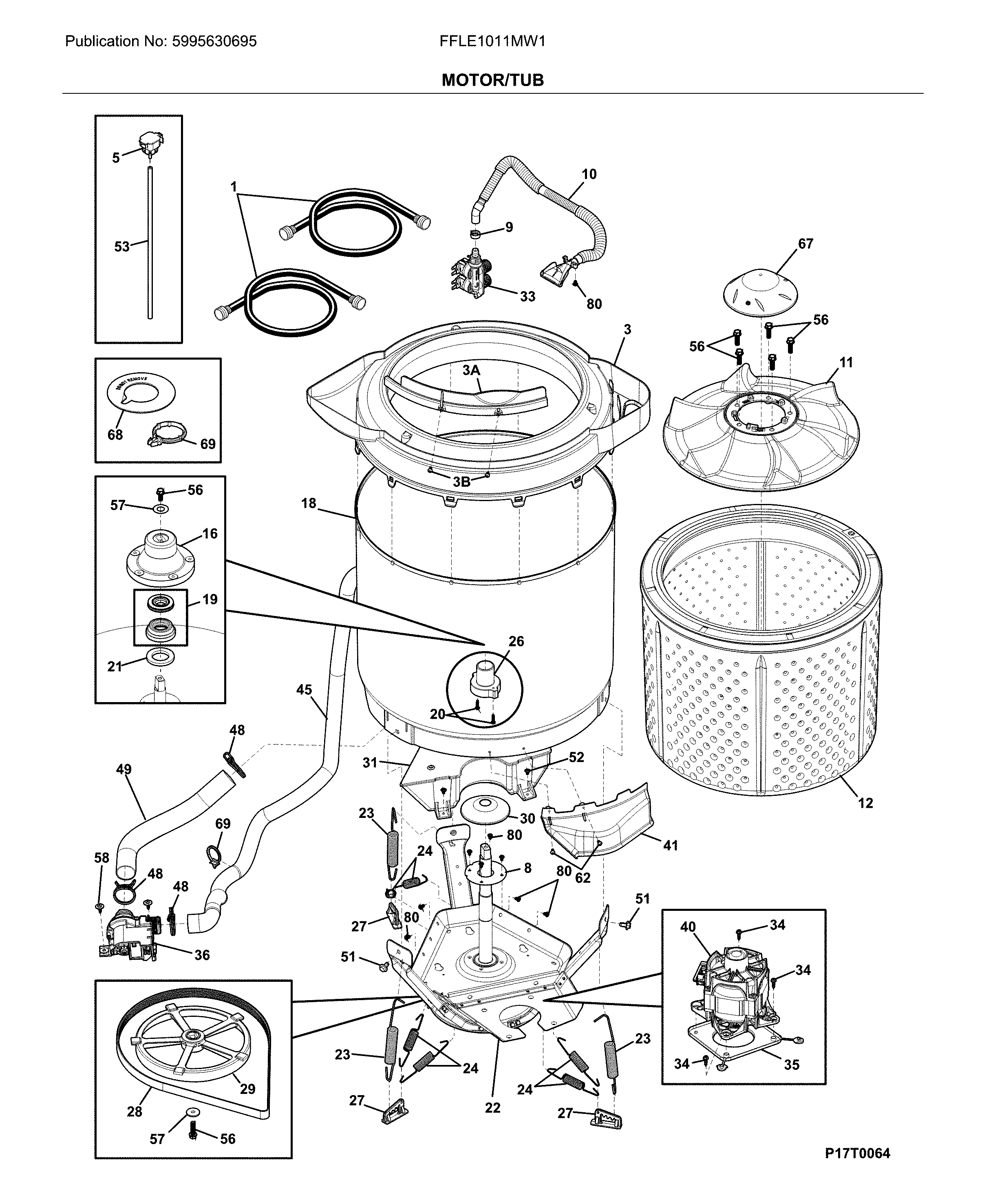 Motor/tub