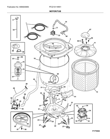 Motor/tub