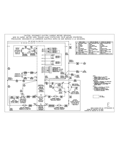 Wiring diagram dryer