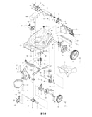 Mower deck/cutting deck