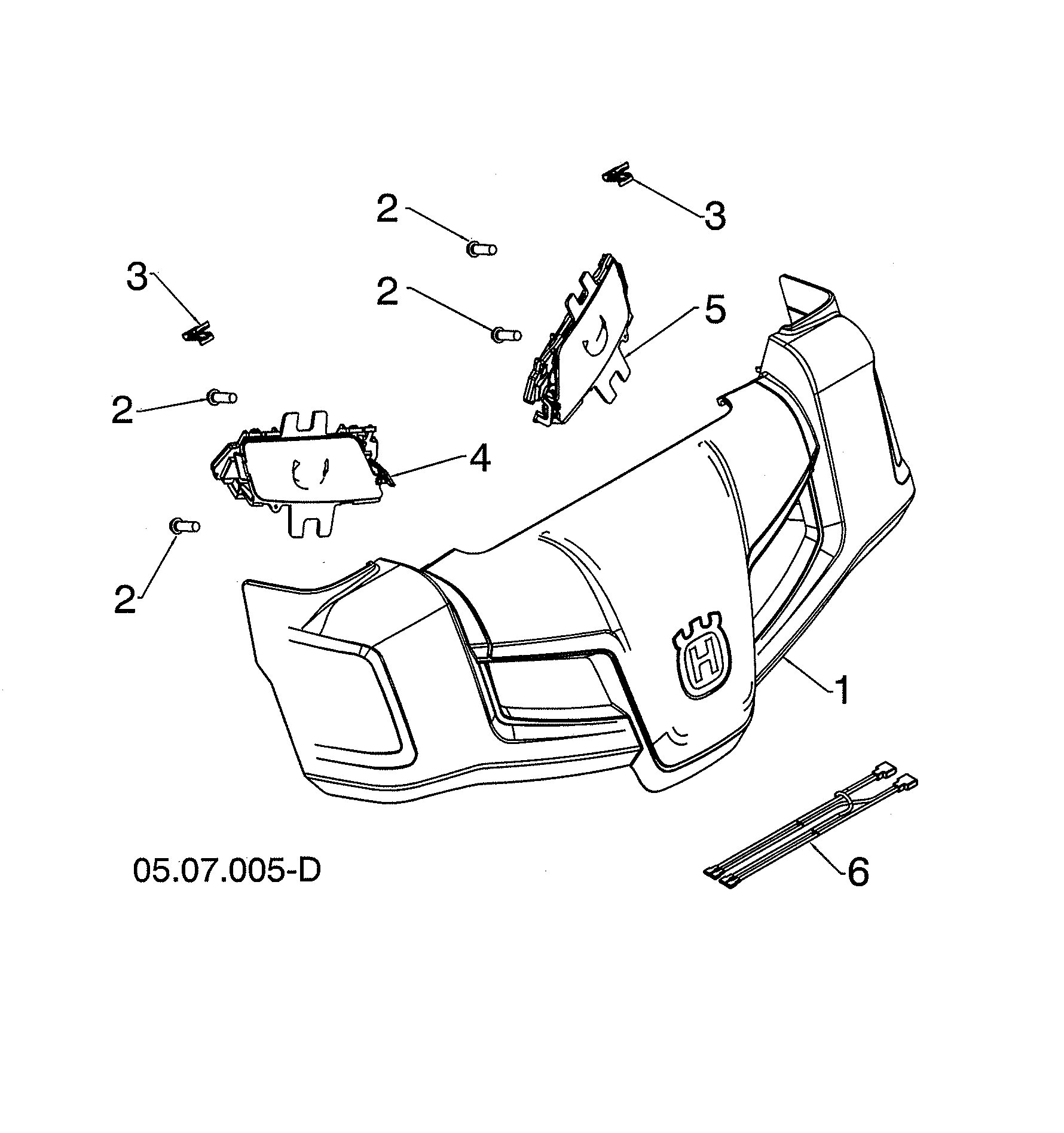 Console cover/light assembly