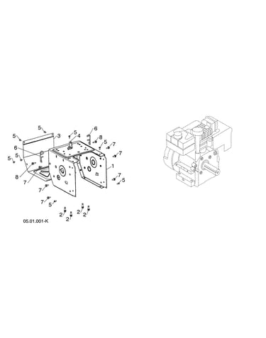 Engine/frame