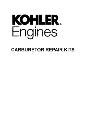 Carburetor repair kits