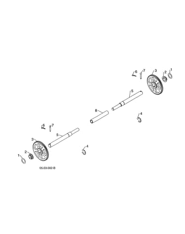 Axle/gears