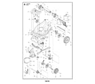 Husqvarna 96794990100 mower deck/cutting deck diagram