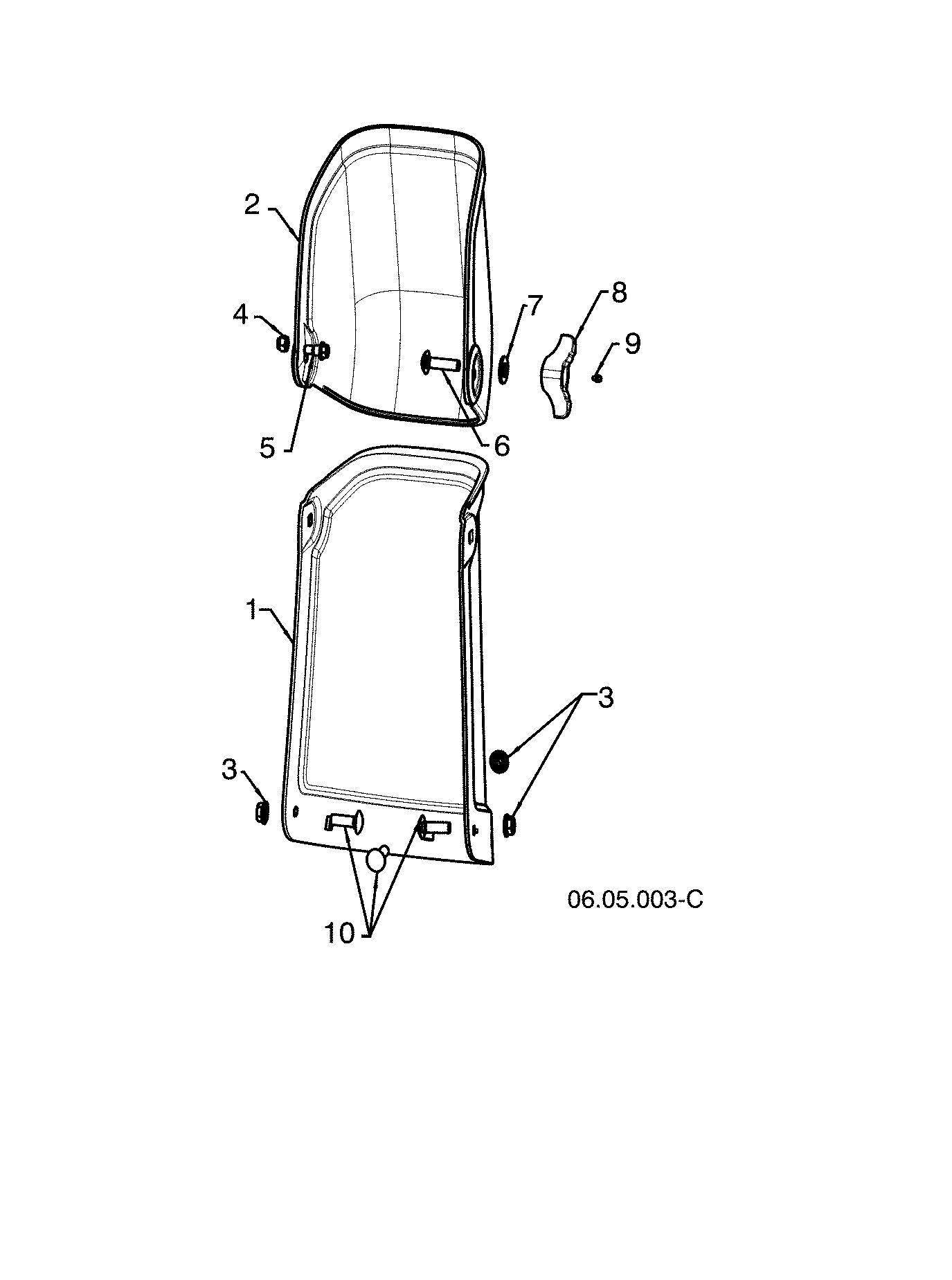 CHUTE ASSEMBLY