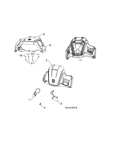 Shroud assembly/wire harness