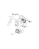 Upper handle/chute base/cable