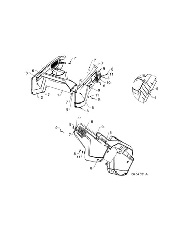 Plenum/exhaust plate