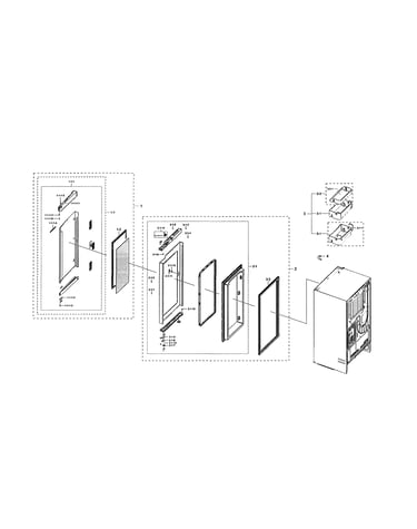 Right refrigerator door
