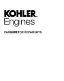 Carburetor repair kits