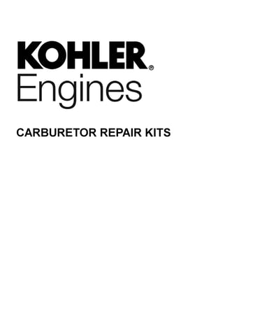 Carburetor repair kits