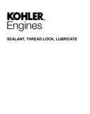 Sealant, thread lock, lubricate