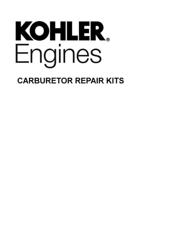 Carburetor repair kits