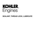 Sealant, thread lock, lubricate