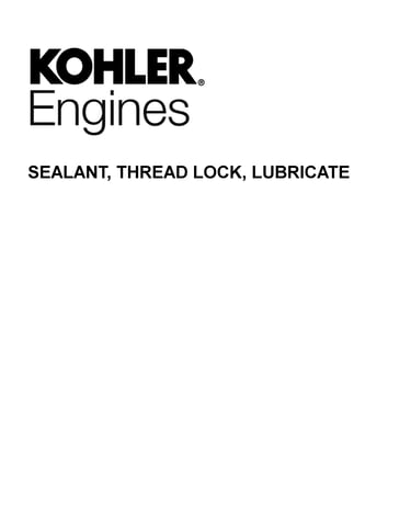 Sealant, thread lock, lubricate