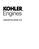 Carburetor repair kits