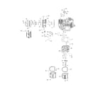 MTD 13AQA1ZQ093 cylinder head/breather diagram