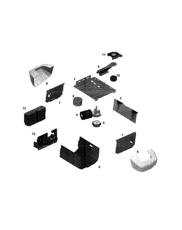 Opener assembly parts