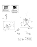 Camshaft/crankcase cover/crankshaft/cylinder