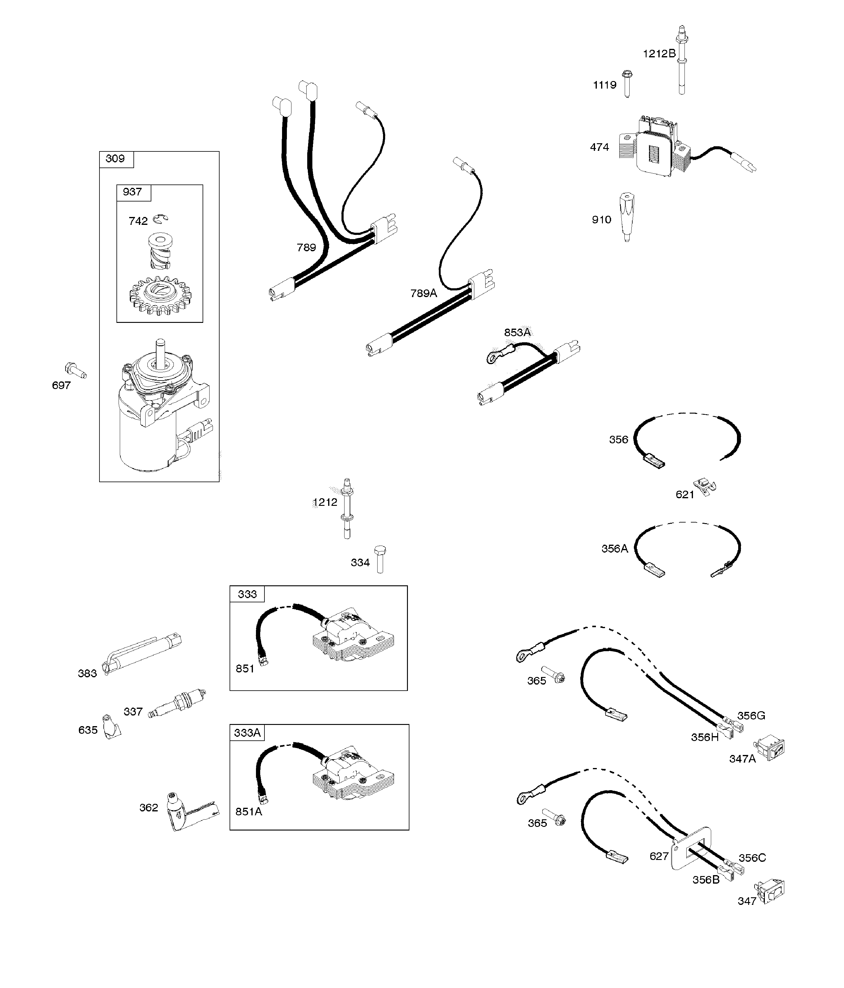 Electric starter/ignition