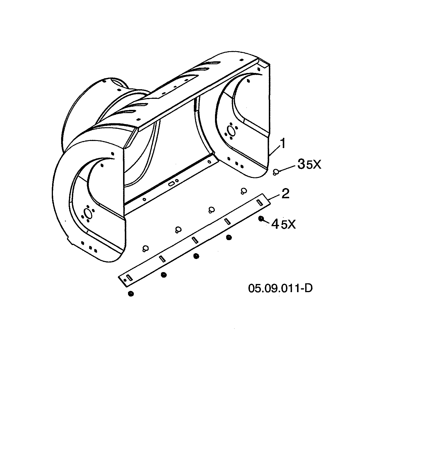 Auger housing