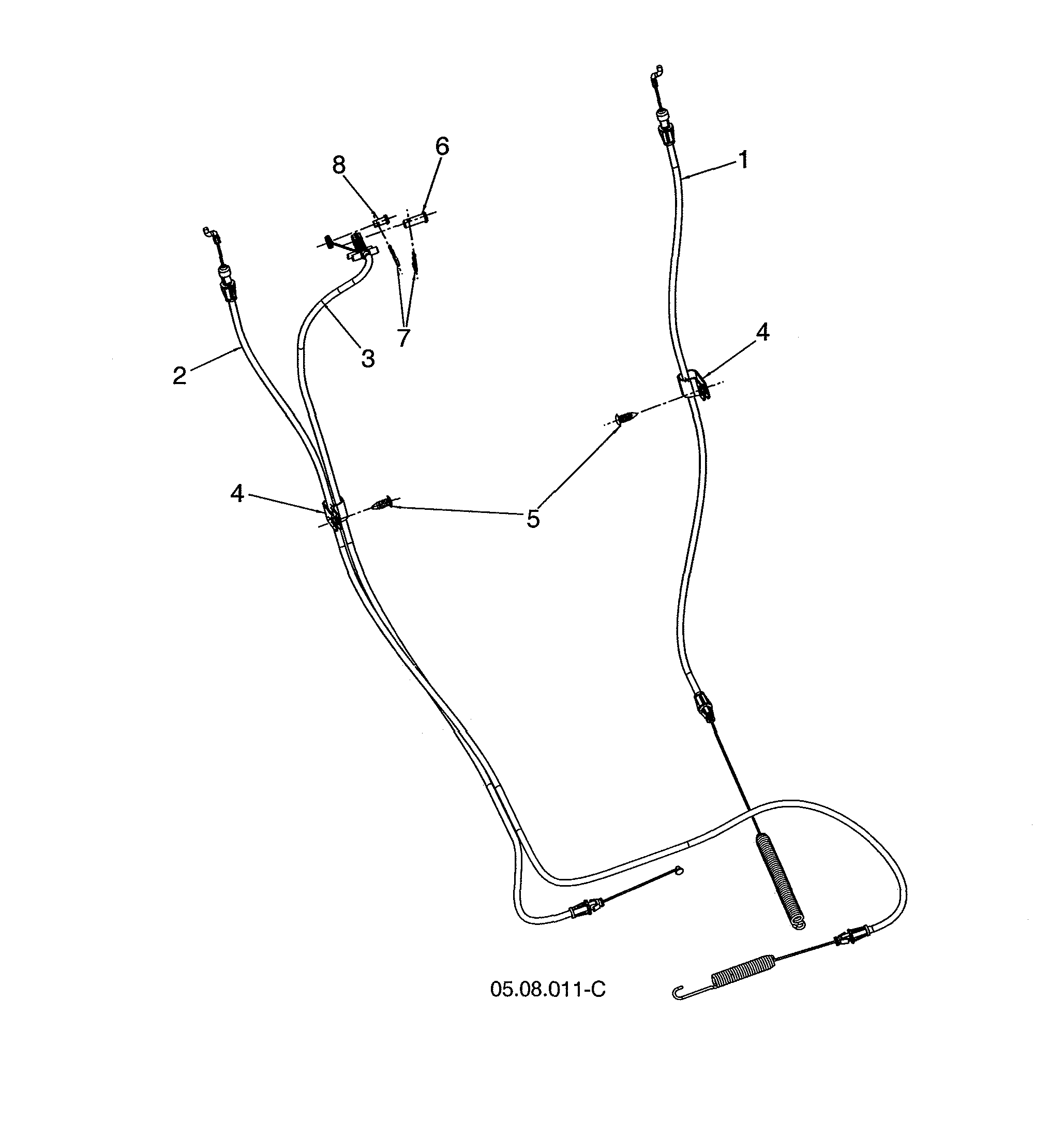 CABLE CONTROL DRIVE & AUGER