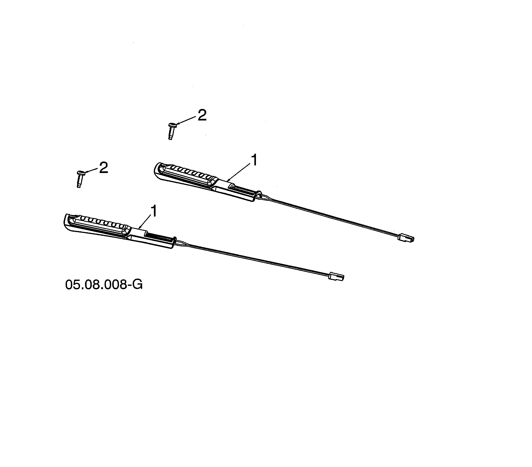 Grip handle heated