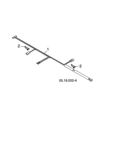 Lights & grips wire harness