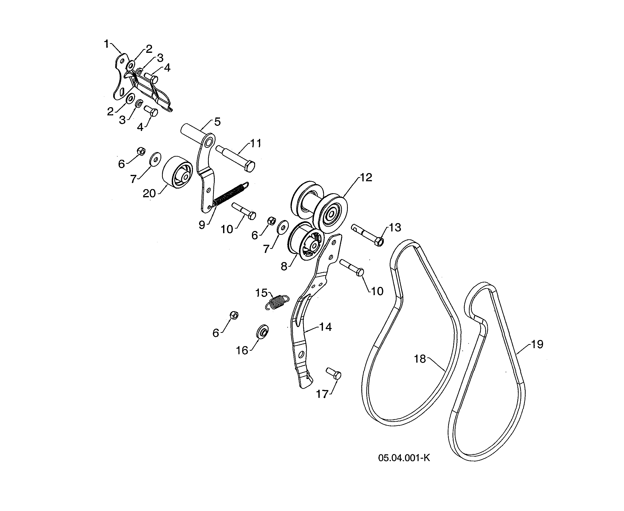 Belt keeper/pulley