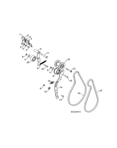 Belt keeper/pulley