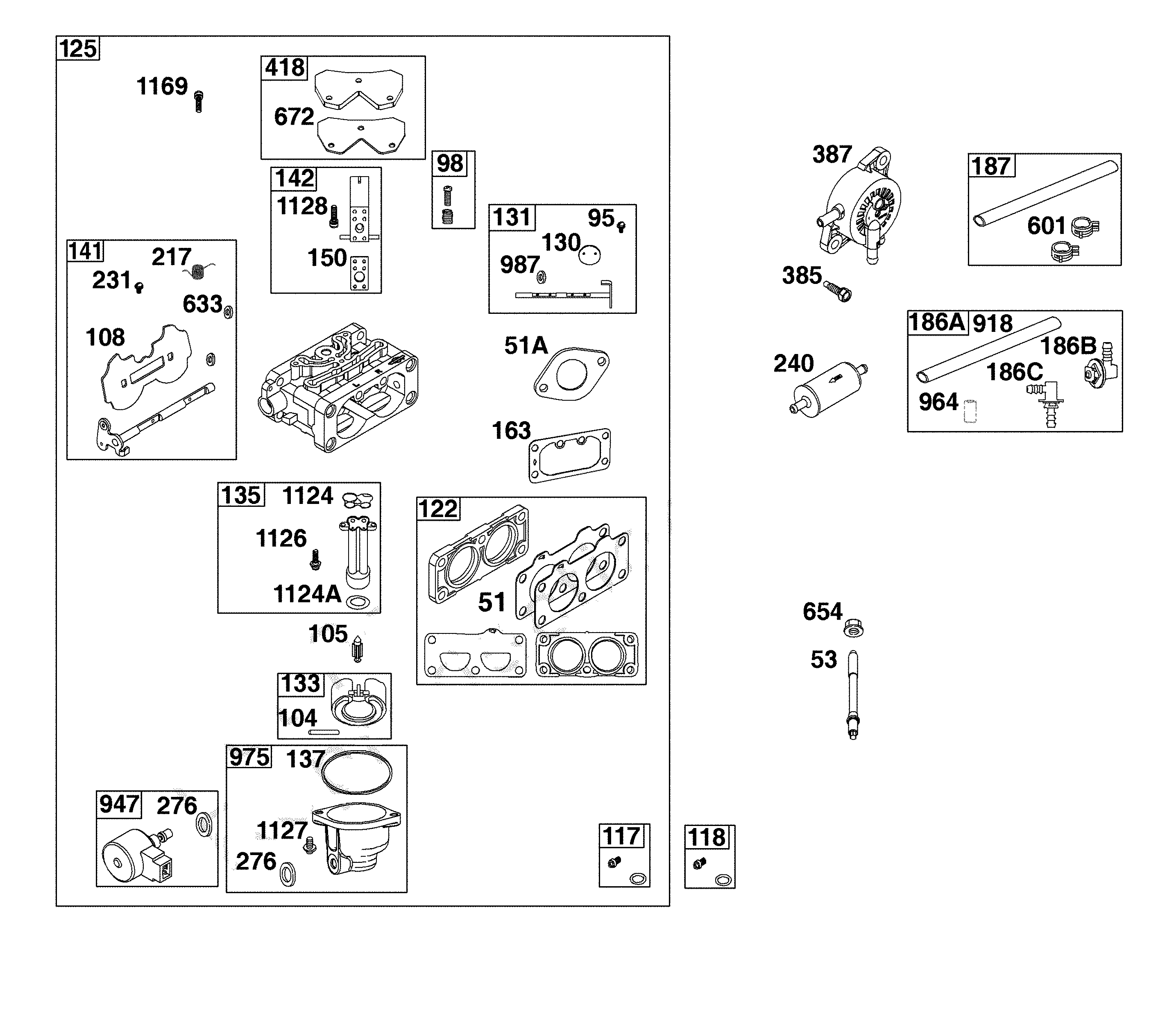 Carburetor/fuel supply