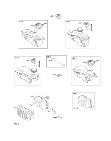 Exhaust system/fuel supply