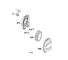 Craftsman CMXGMAM7435274 air cleaner diagram