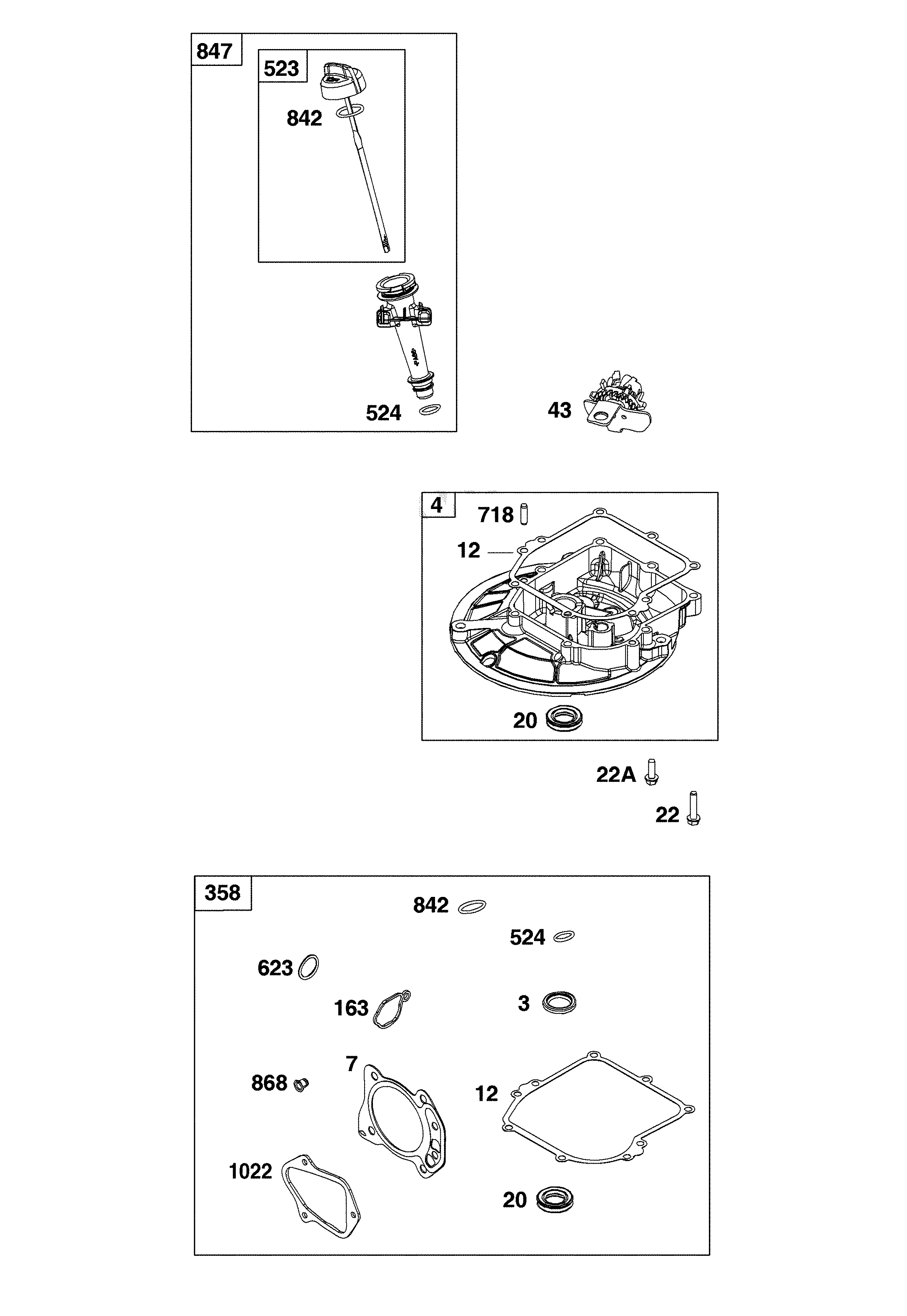 CRANKCASE COVER/SUMP/LUBRICATION