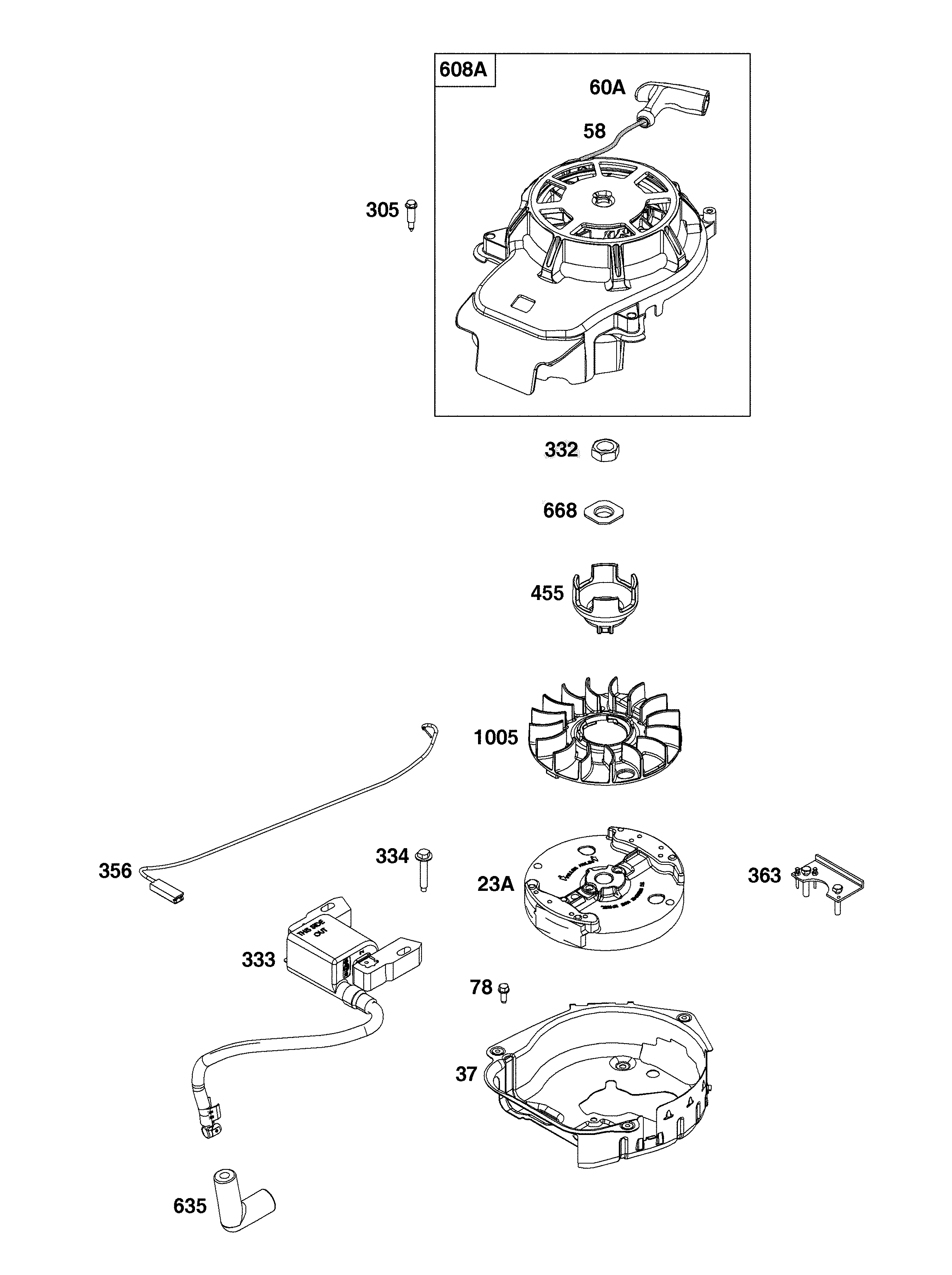 FLYWHEEL/IGNITION/STARTER