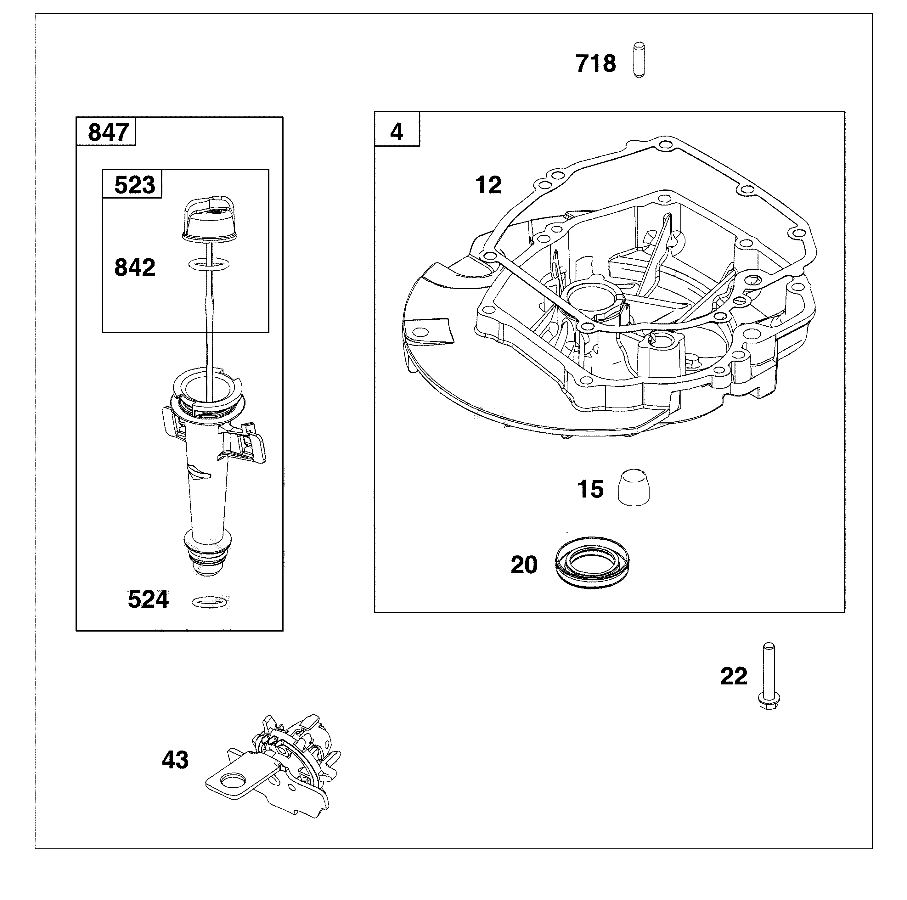 Sump & lubrication