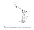 Poulan 12527HVX-96195001800 chute & deflector weldments diagram