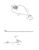Lever/cable rotator/steer cable