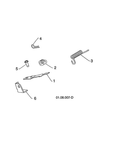 Interlock spring & cam