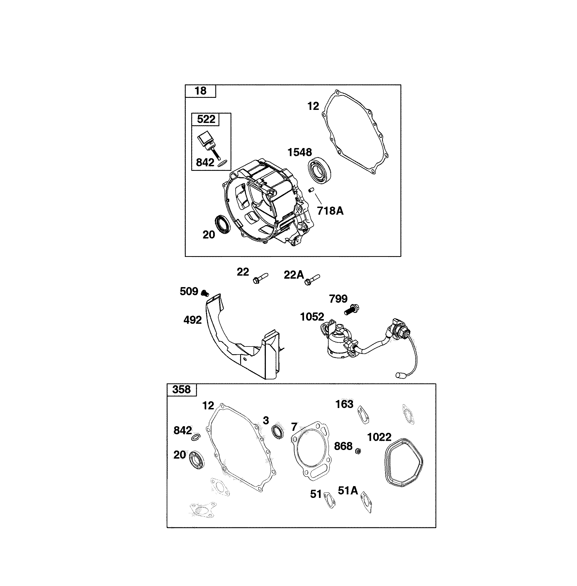 CRANKCASE COVER/SUMP/LUBRICATION