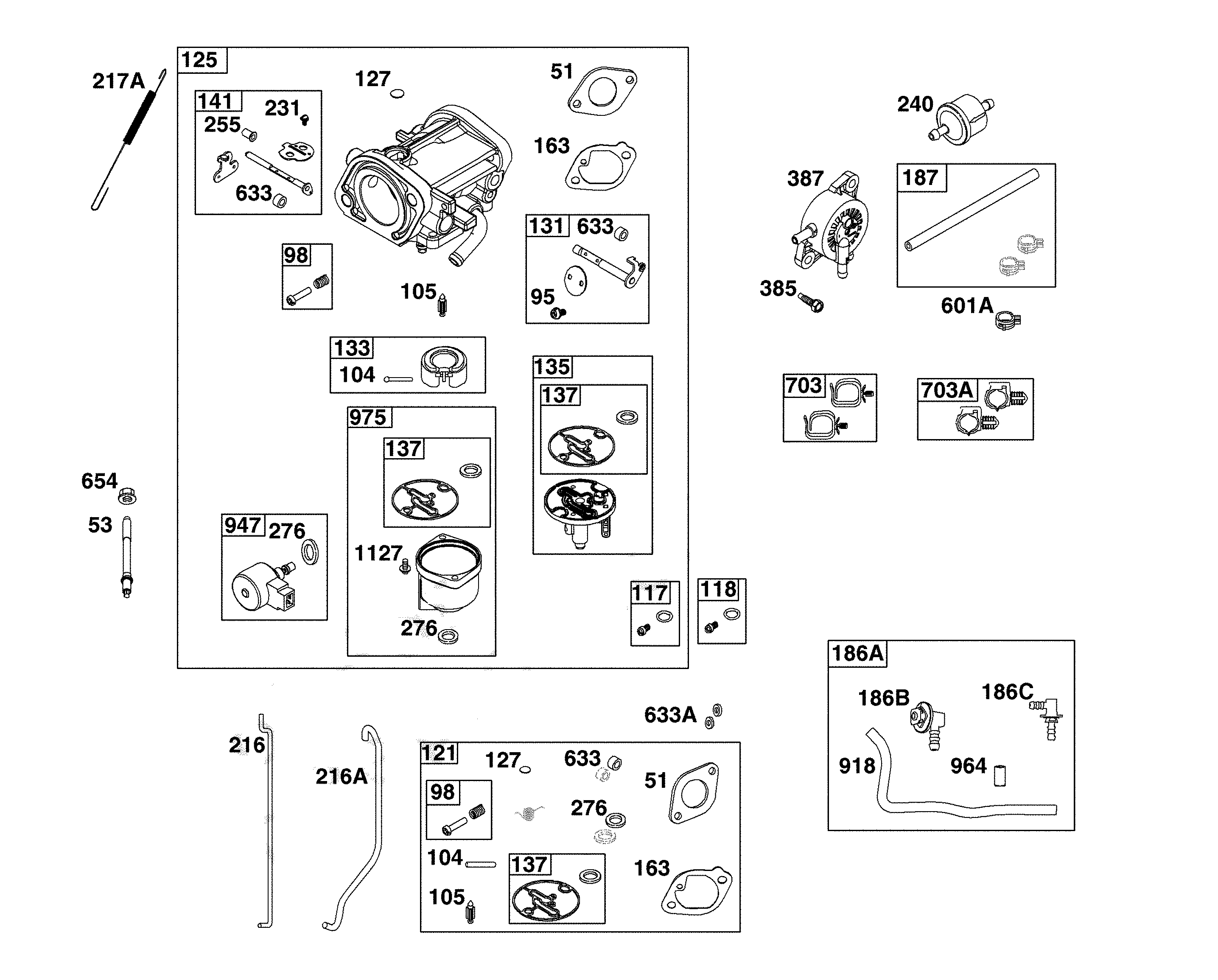 Carburetor/fuel supply