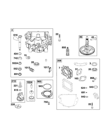 Crankcase cover/sump